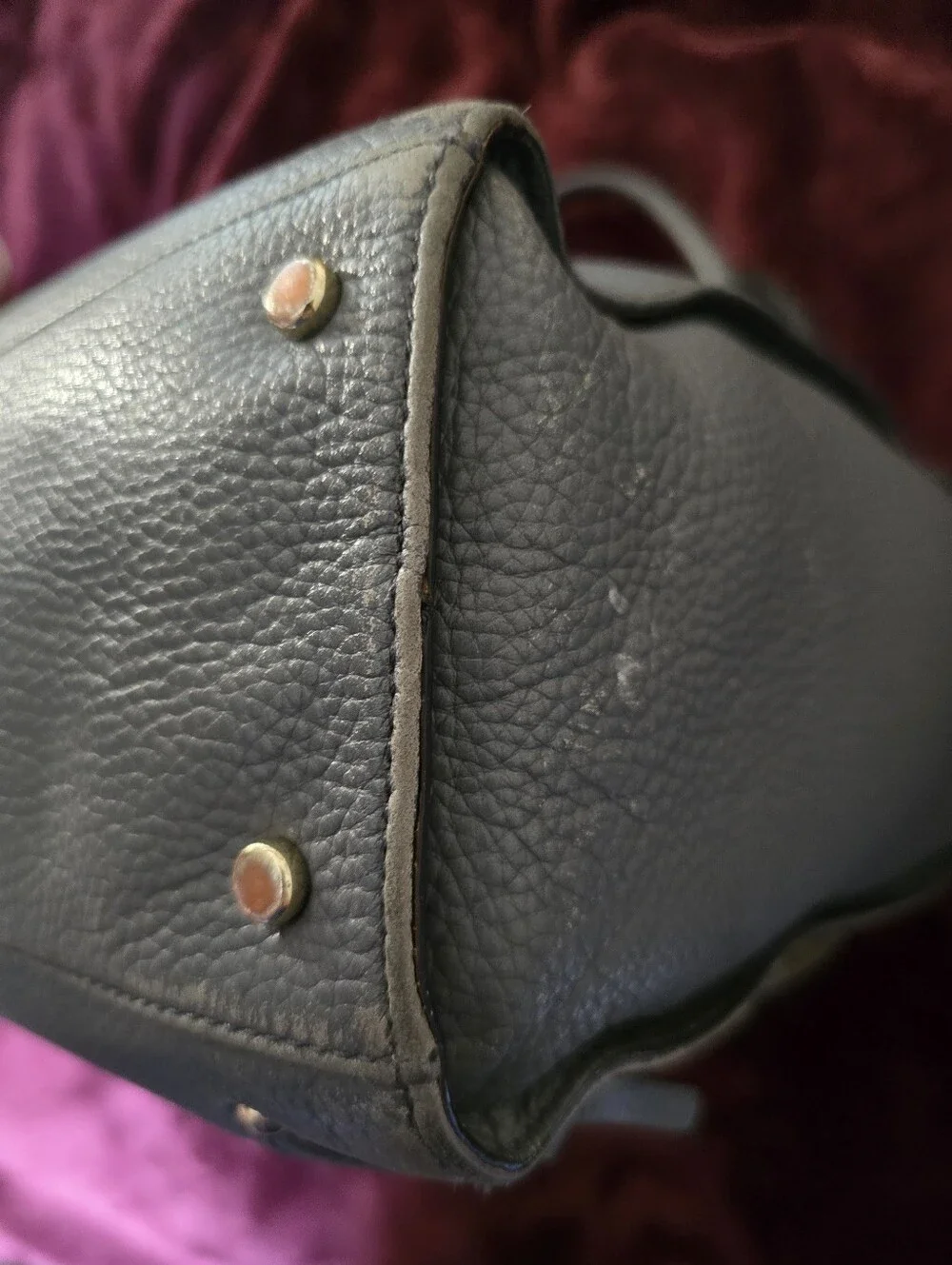 Kate Spade Baxter Street Large Tote/Work Bag In Asphalt. GUC